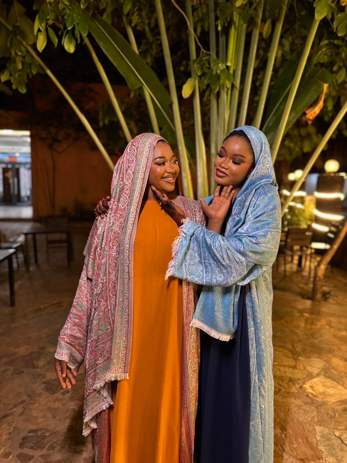 Ammar Elegance – Sahara Grace Kimono Abaya Set