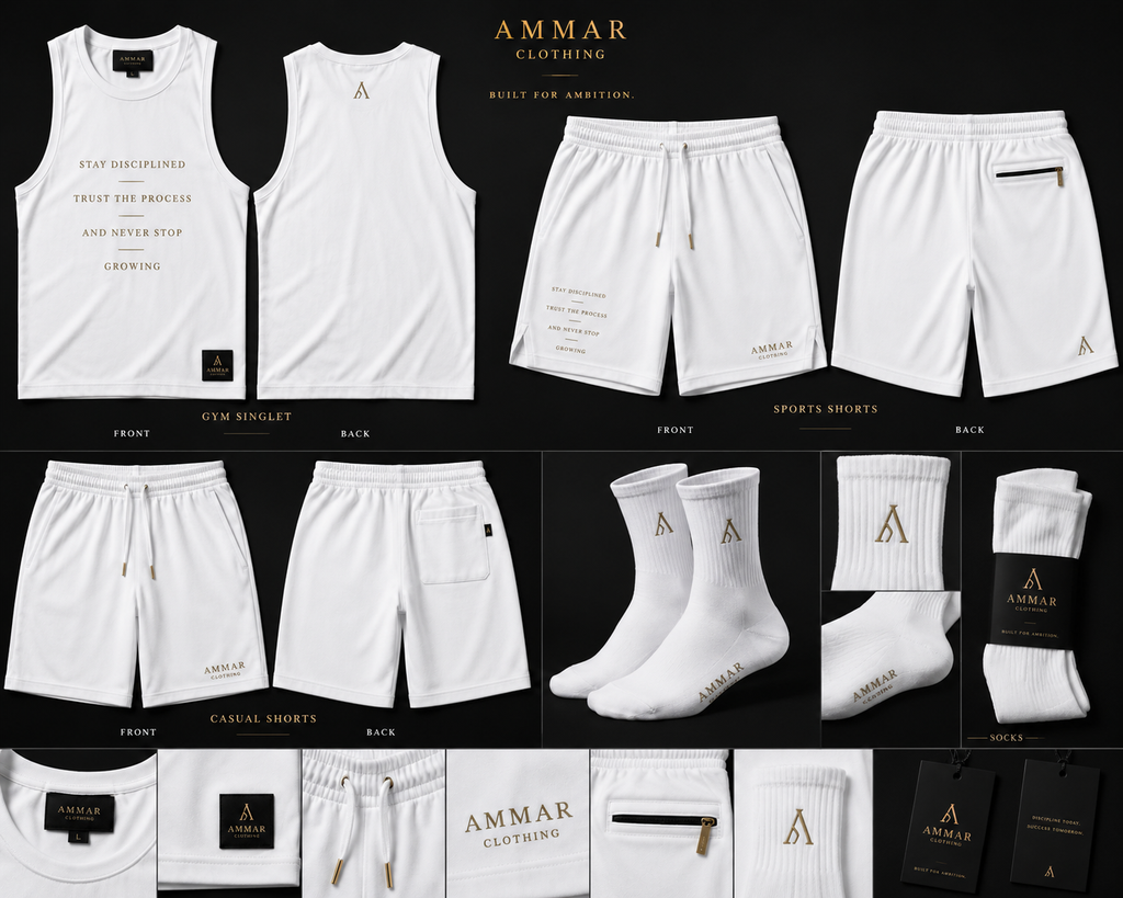 Ammar Clothing Premium Gym Collection (Pre-Order)