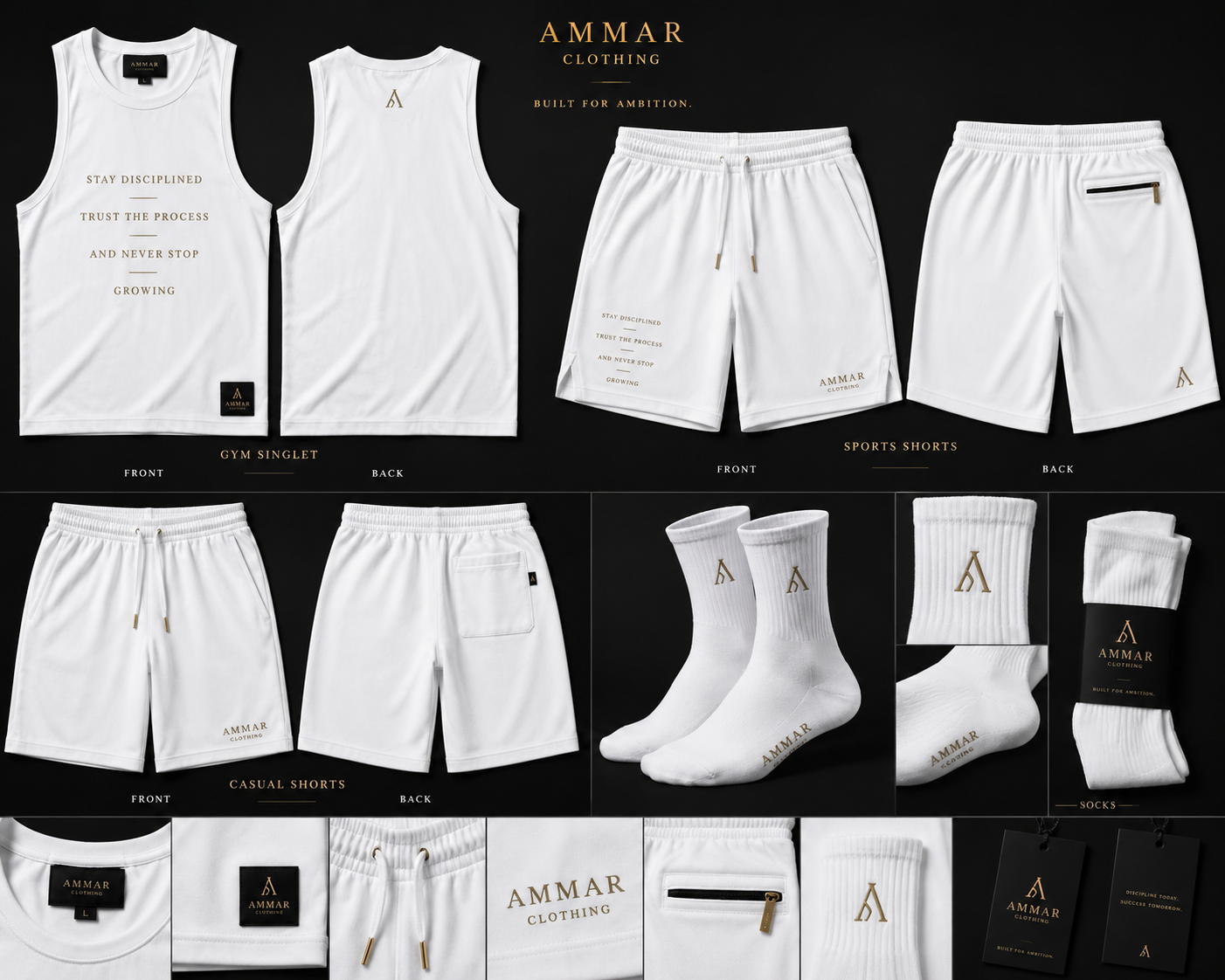 Ammar Clothing Premium Gym Collection (Pre-Order)