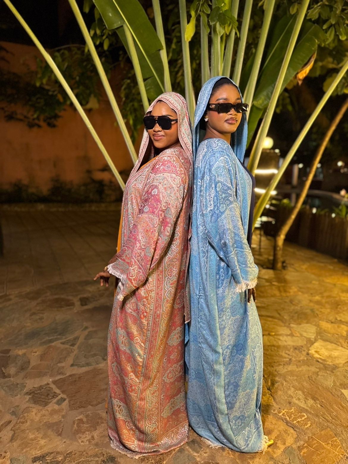 Ammar Elegance – Sahara Grace Kimono Abaya Set