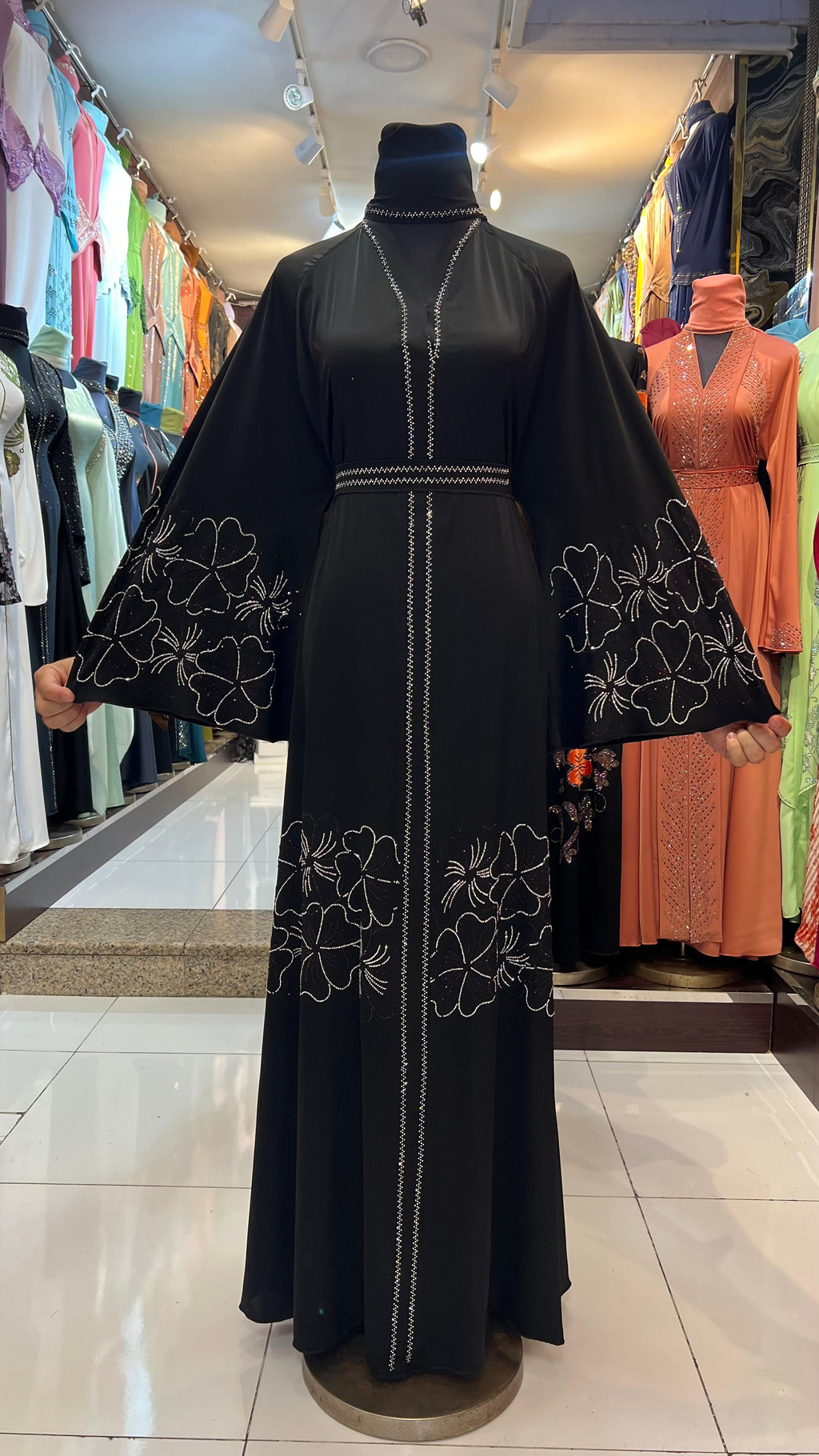 Floral Grace Luxury Abaya