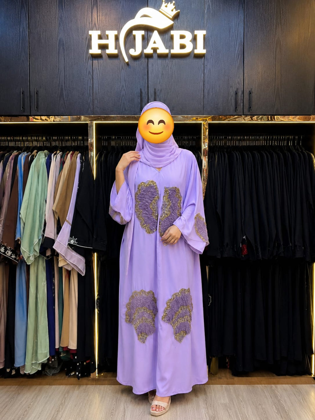 Hijabi Luxe Embroidered Abaya Set