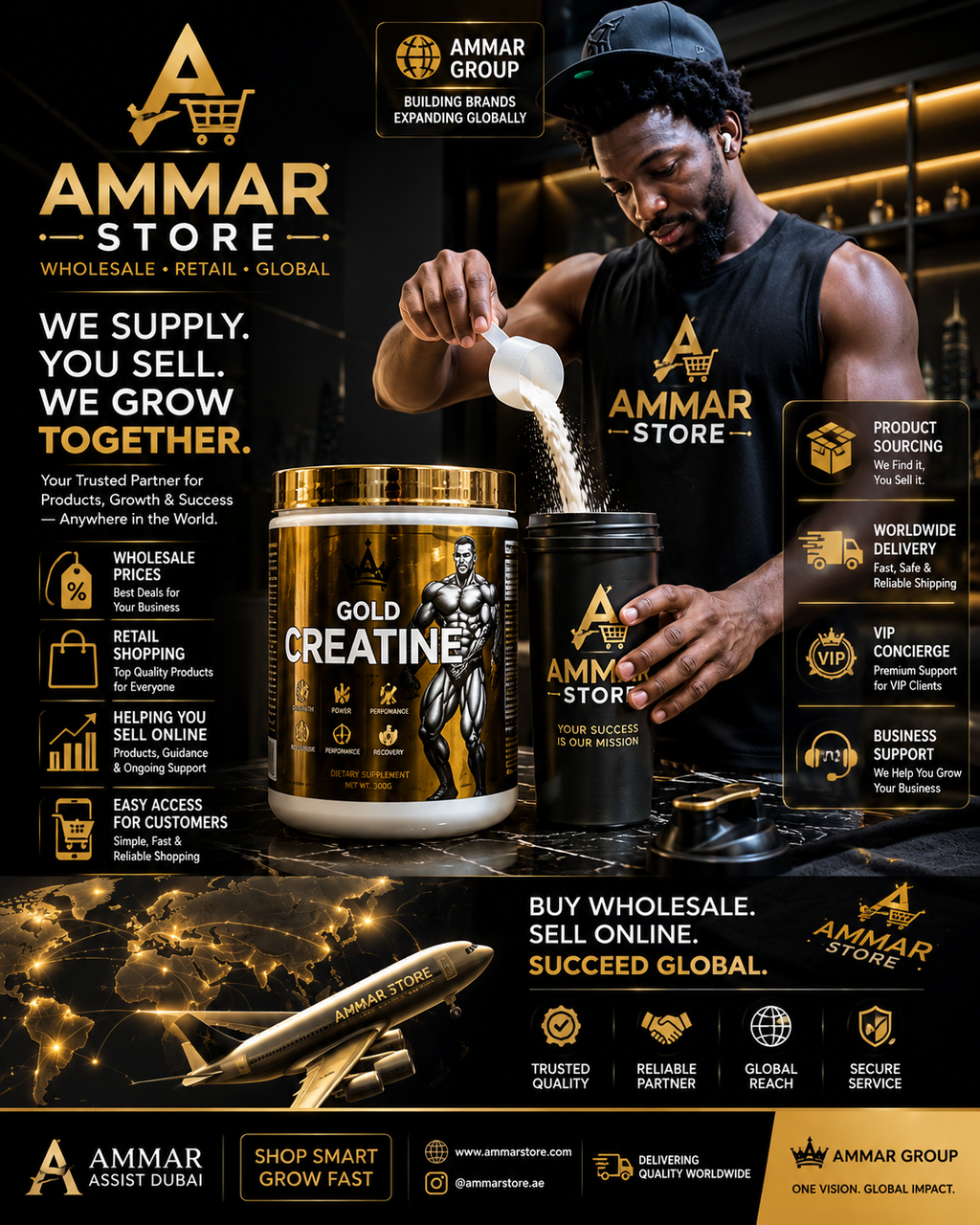Gold Creatine Monohydrate – Advanced Strength & Performance Formula