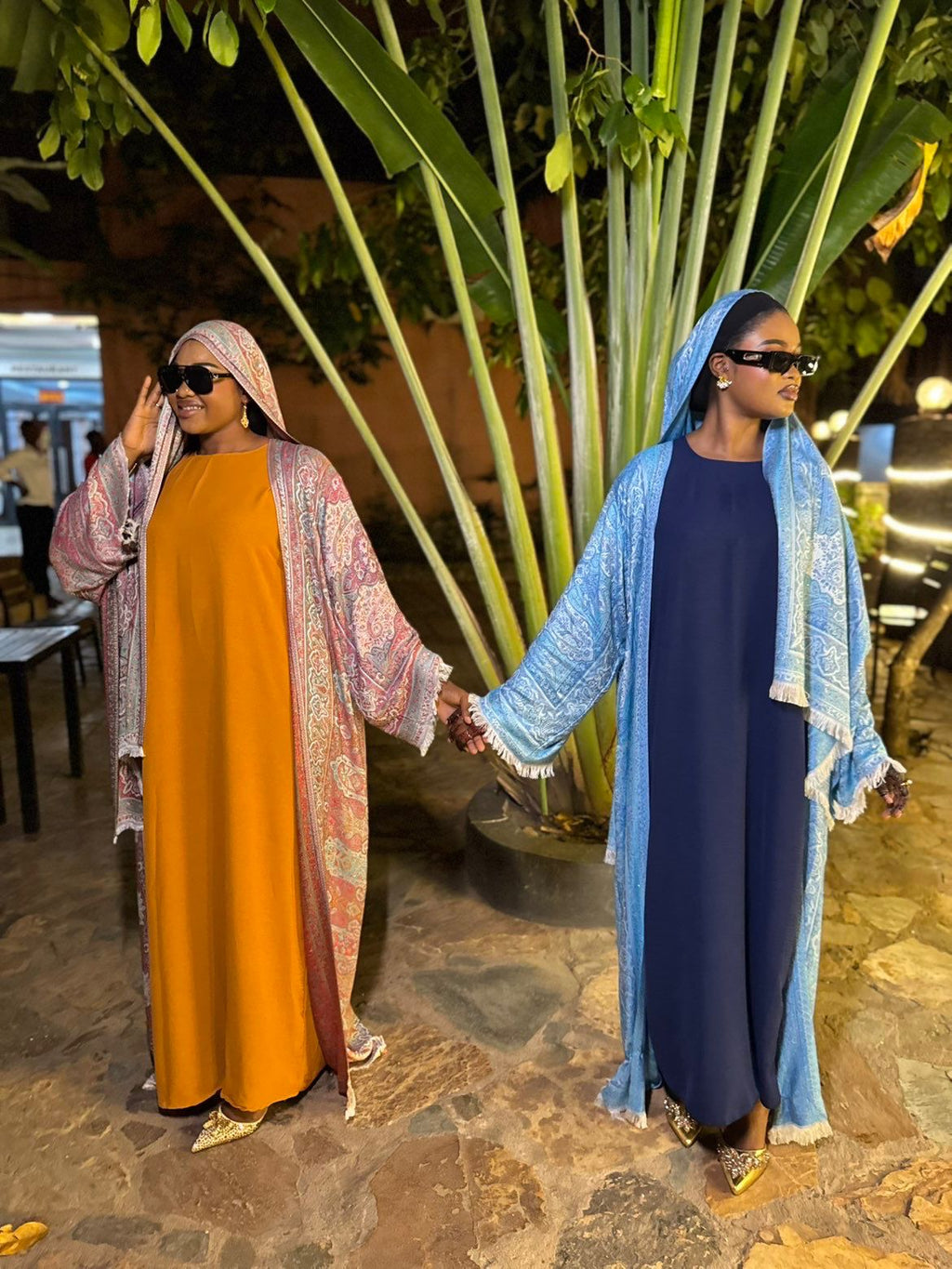 Ammar Elegance – Sahara Grace Kimono Abaya Set