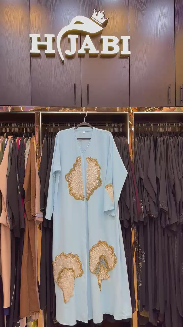 Hijabi Luxe Embroidered Abaya Set